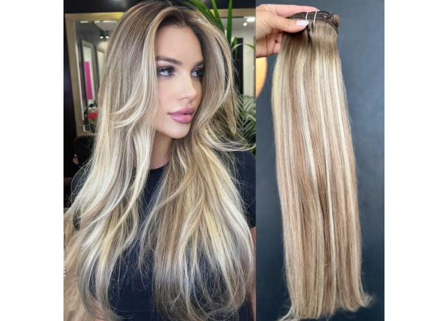 Extensii Clip-On Oskar Balayage B #8/Silver/8
